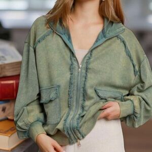 Umgee  Jacket Boho Jacket Oversized New Boutique Medium to Large P2P 25” NEW